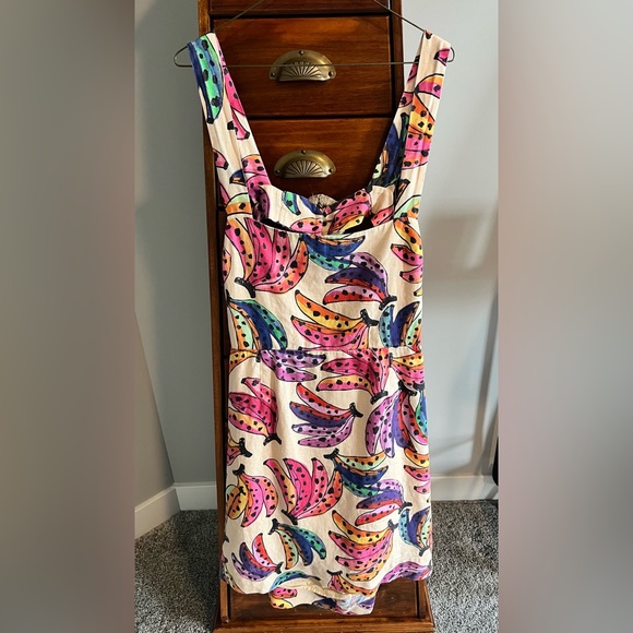 Farm Rio Banana Bunch Belted Mini Dress - Picture 9 of 11